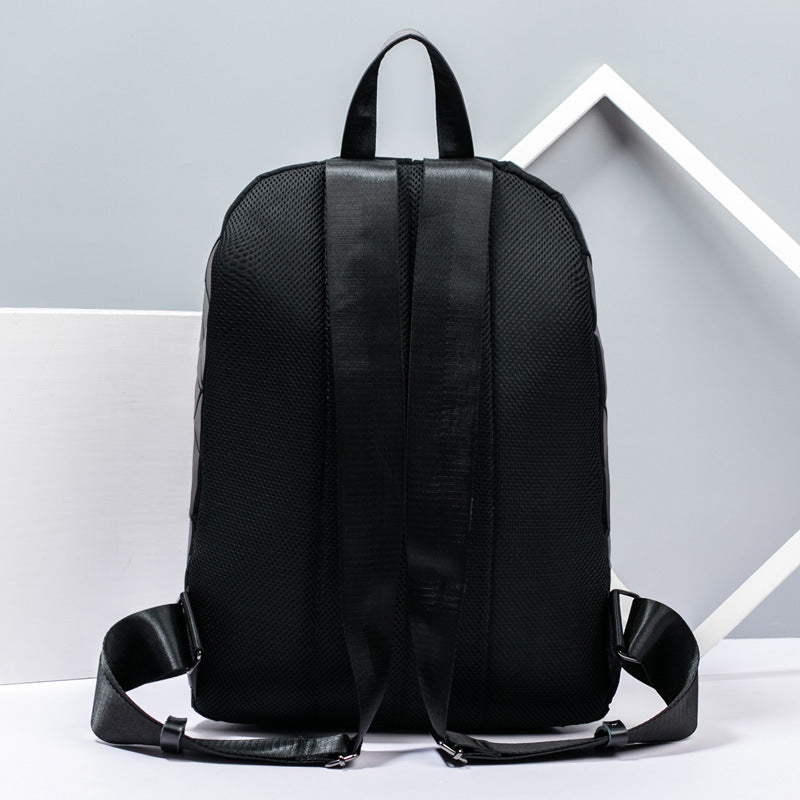 Women's & Men's & Geometric Fashionable Colorful Rhombus Luminous Backpacks