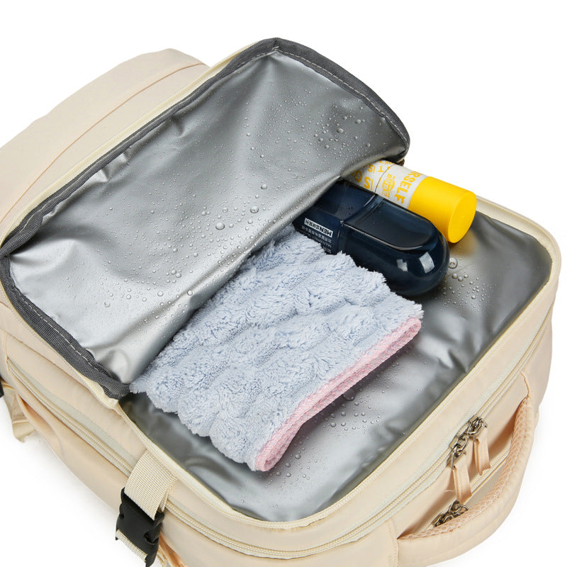 Men's Expandable Large Capacity Independent Shoe Warehouse Backpacks