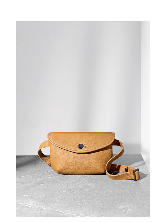 Layer Cowhide Niche Retro Saddle Poor Waist Packs