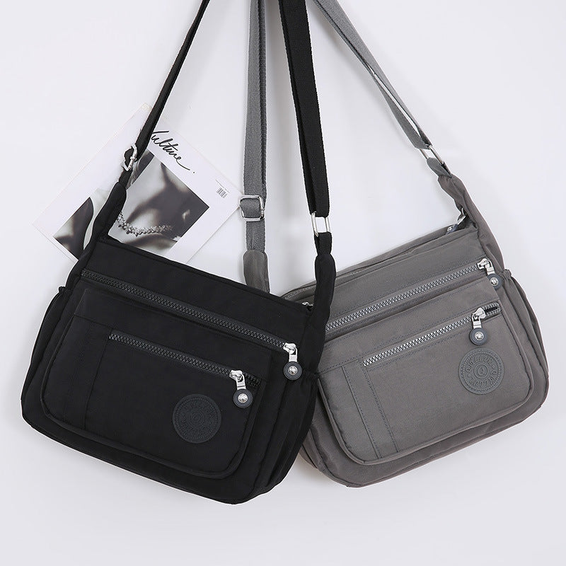 Women's Korean Style Nylon Canvas Large Capacity Travel Bags