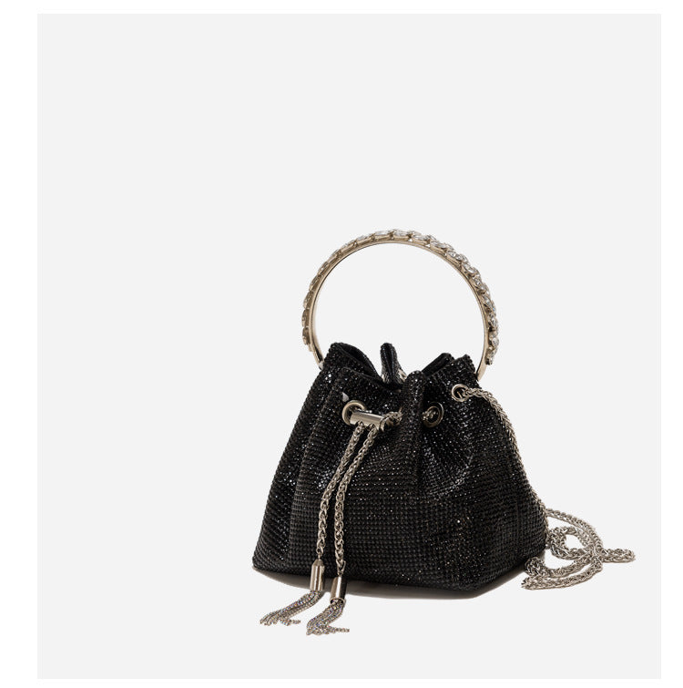 Summer Rhinestone Shiny Diamond Special Interest Light Handbags