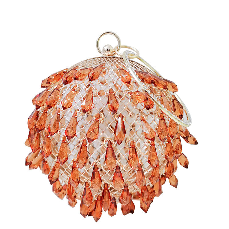 Selection Round Metal Bird Cage Portable Handbags