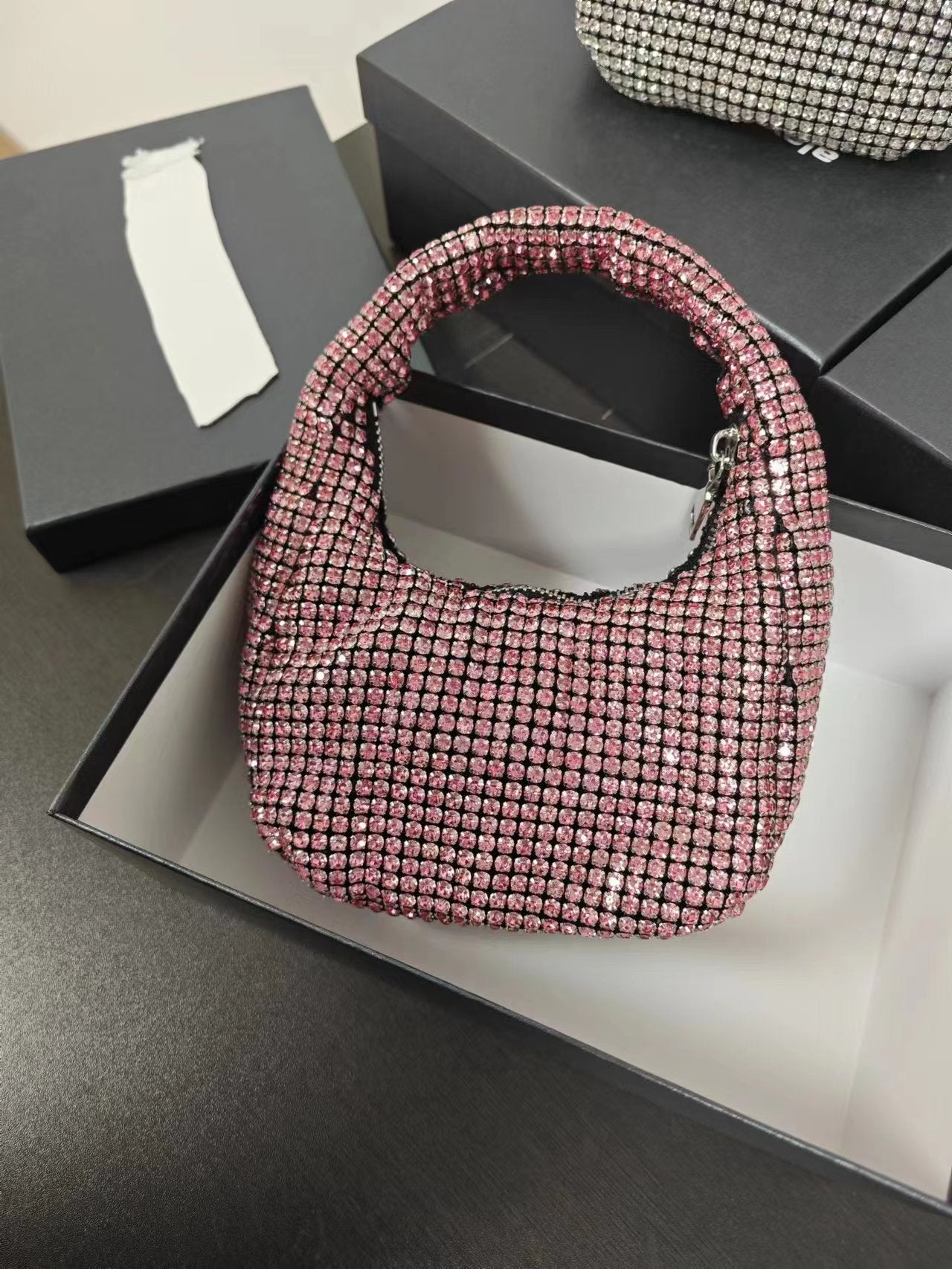 Super Rhinestone Sier Fashion Dinner Wedding Handbags