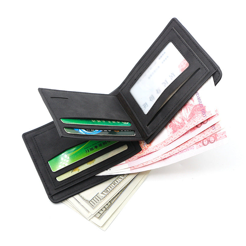 Men's Frosted Waterproof Short Fashion Leisure Men's Wallet