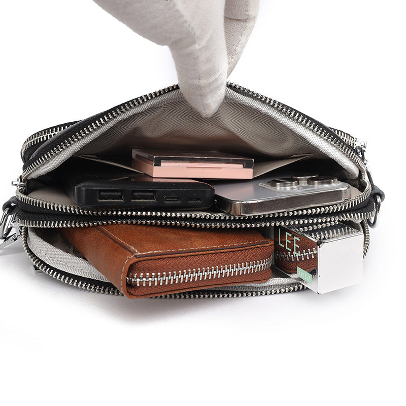 Women's Genuine Leather Trendy Clutch Fashion Shoulder Bags