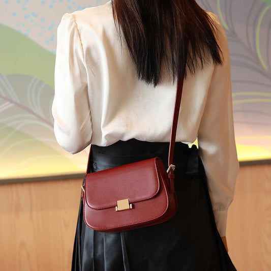Women's Red Wedding Fashion Underarm High Sense Shoulder Bags