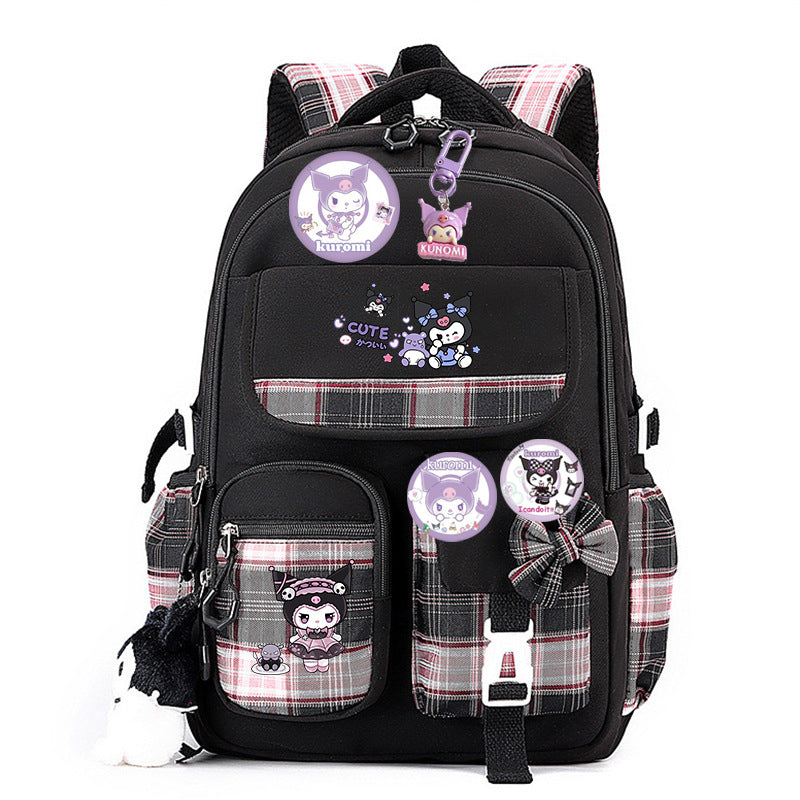 Female Cartoon Cute Portable Burden Alleviation Backpacks