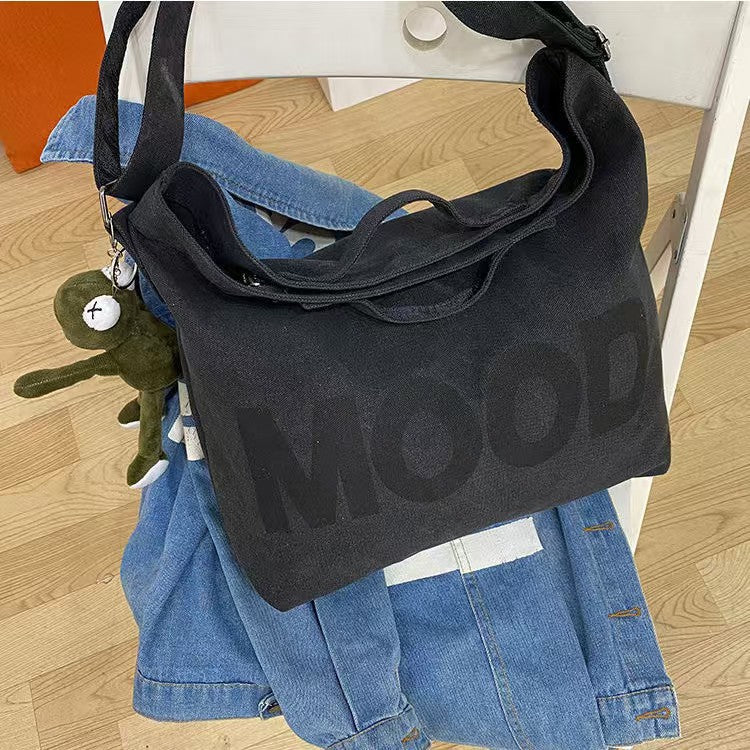 Men's Female Large Capacity Canvas Class Korean Men's Messenger Bags