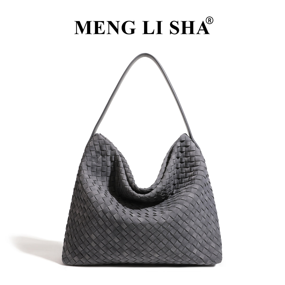 Retro High-grade Frosted Hand-woven Commuter Large Capacity Women's Shoulder Bag
