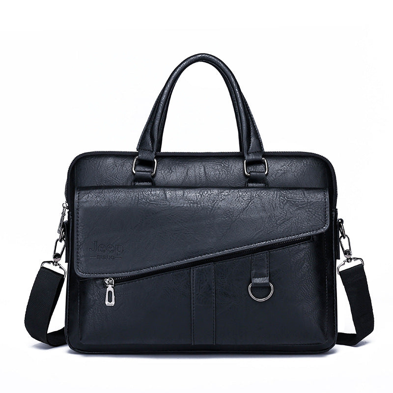 Men's Horizontal Business Fashion Large Capacity Computer Men's Briefcases
