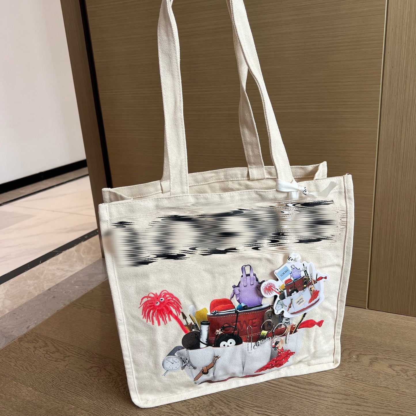 Exhibition Gift Canvas Leisure Easy Matching Tote Bags