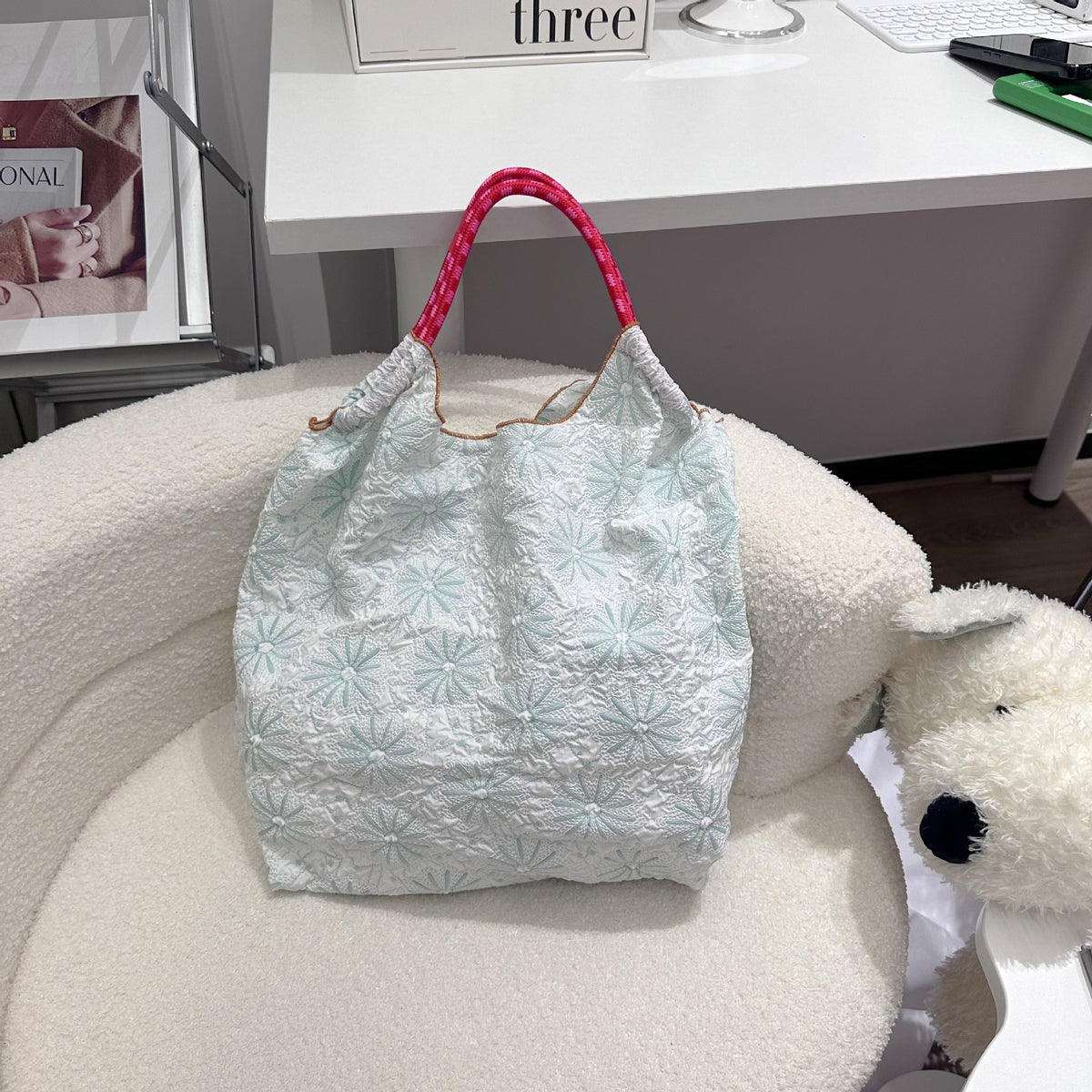 Chinese Fashion Fresh Floral Hand Portable Bags