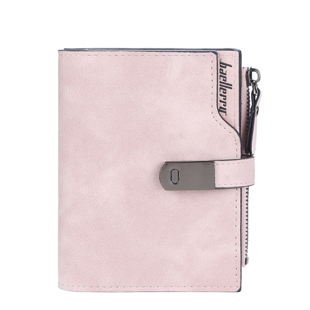 Women's Short Fashion Korean Style Multi Slots Ladies Wallet