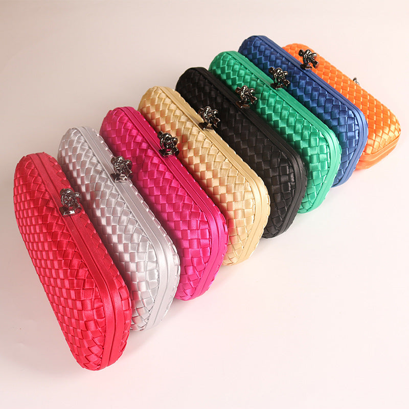 Women's Fashion Urban Simple Banquet Dress Chain Evening Bags