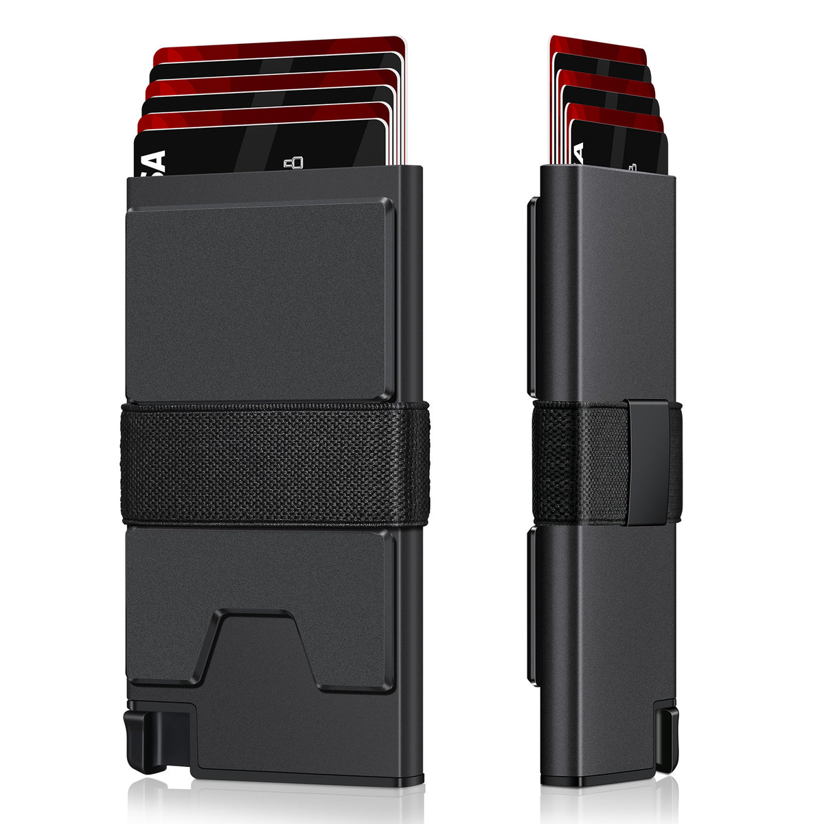 Men's Aluminum Alloy Box Elastic Band Metal Men's Wallet