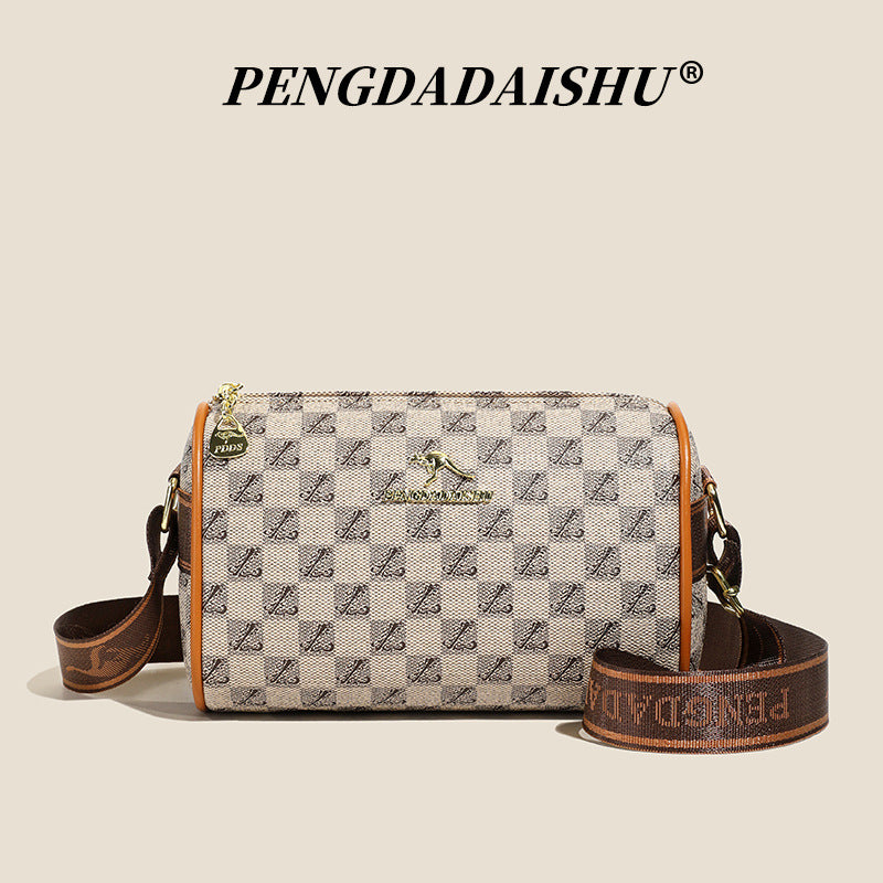 Women's Printed Wide Strap Trendy Fashion Commuter Women's Shoulder Bag