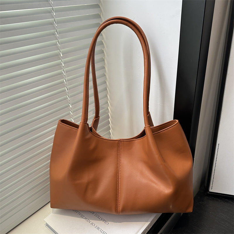 Design Beautiful Retro Winter Solid Color Large Capacity Western Style Bags