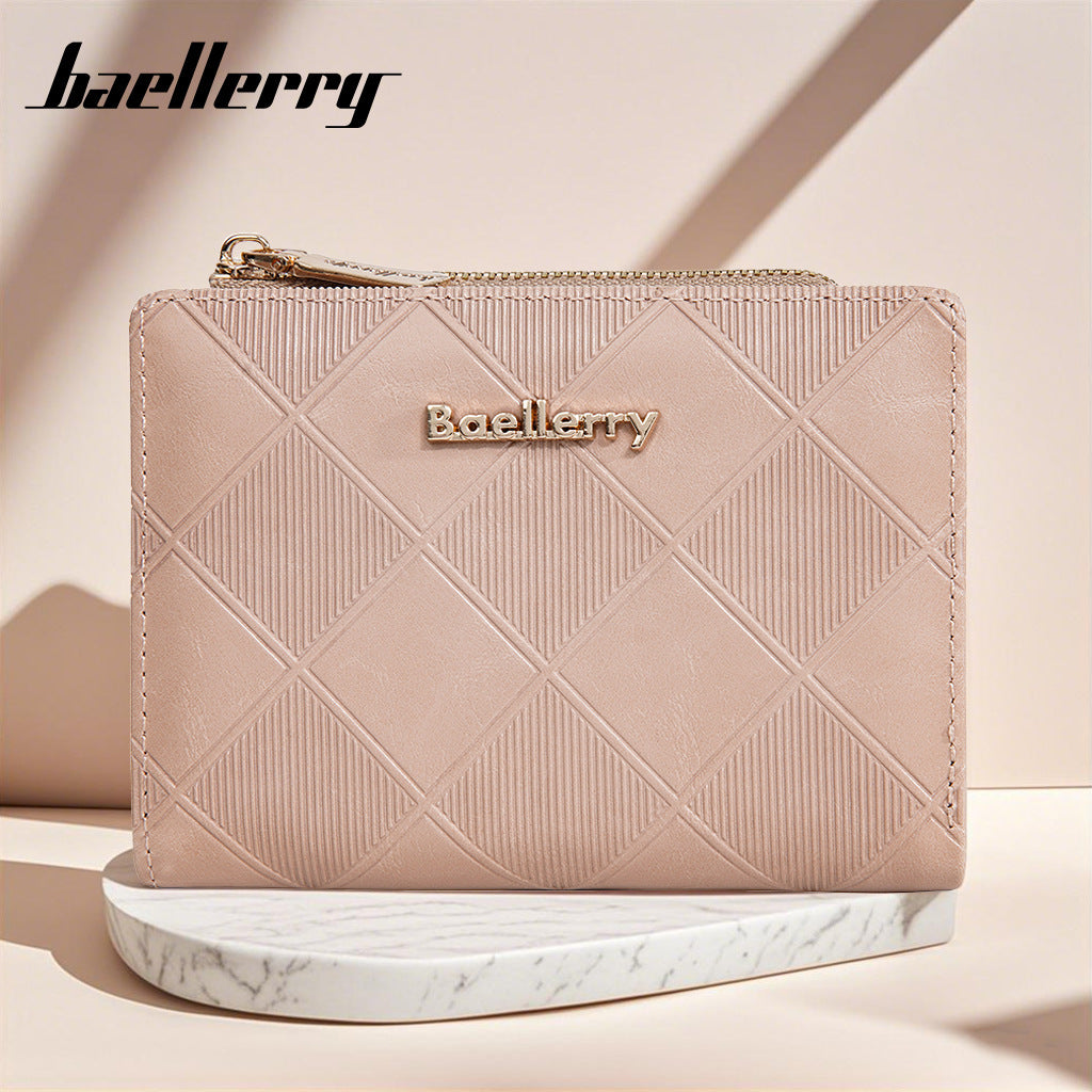 Cool Women's High-grade Diamond Zipper Fashion Ladies Wallet