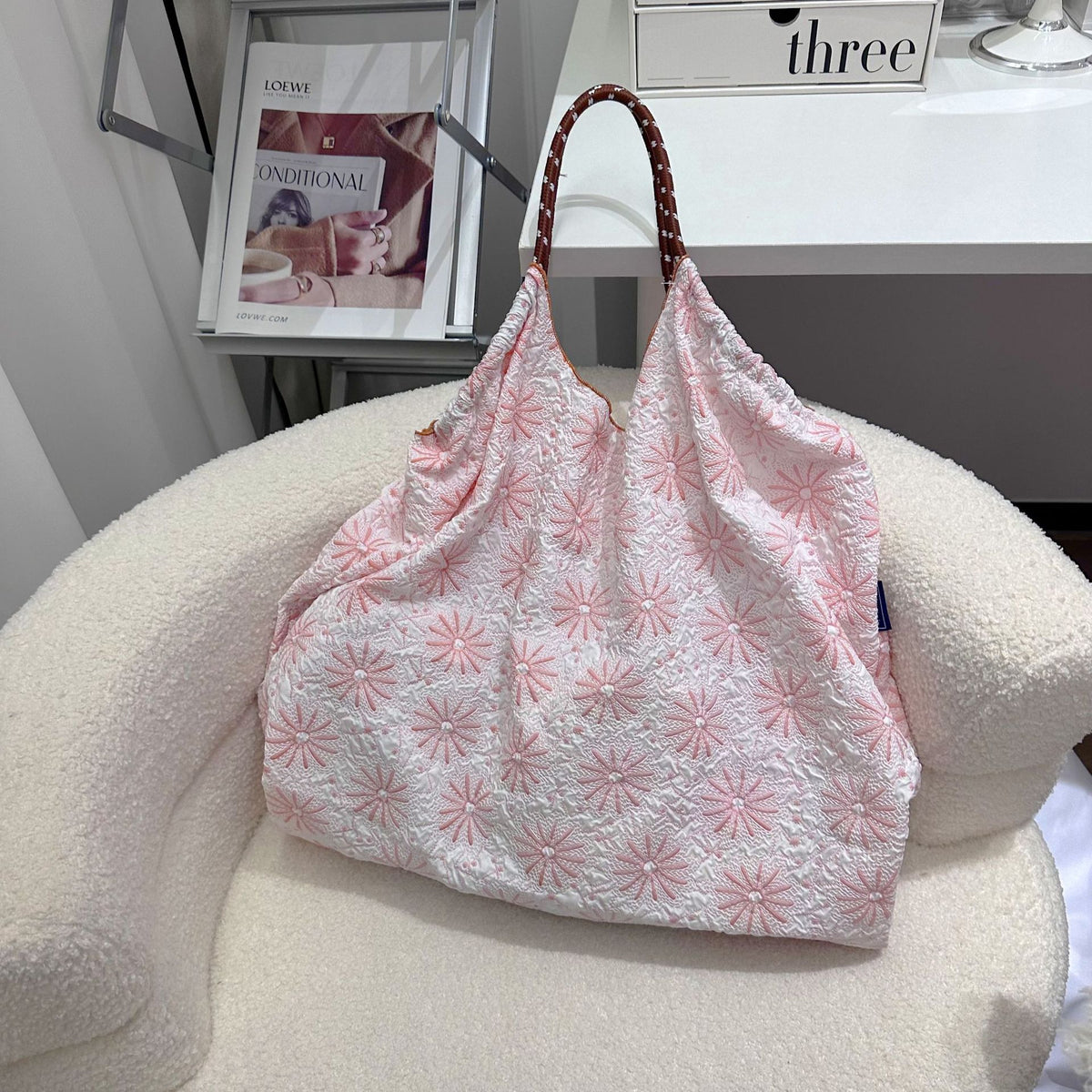 Chinese Fashion Fresh Floral Hand Portable Bags