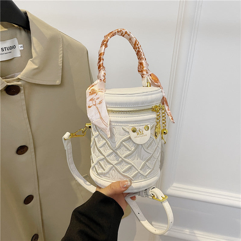Women's High-grade Light Luxury Chinese Style Embroidery Small Square Bags