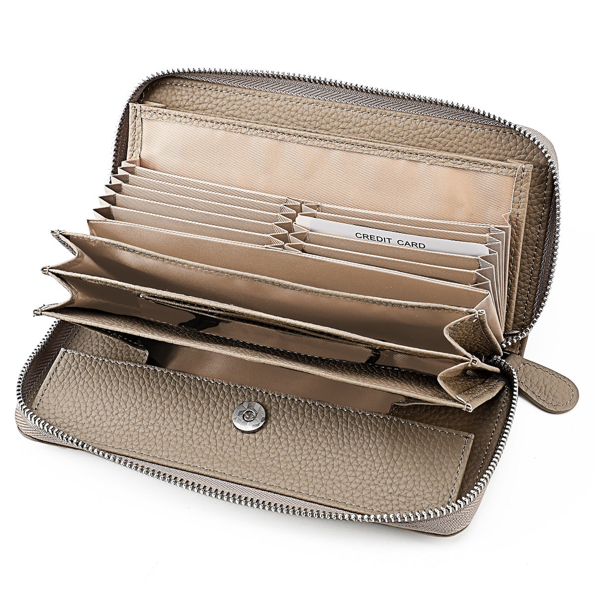 Women's Genuine Leather High-grade Large Capacity Long Ladies Wallets