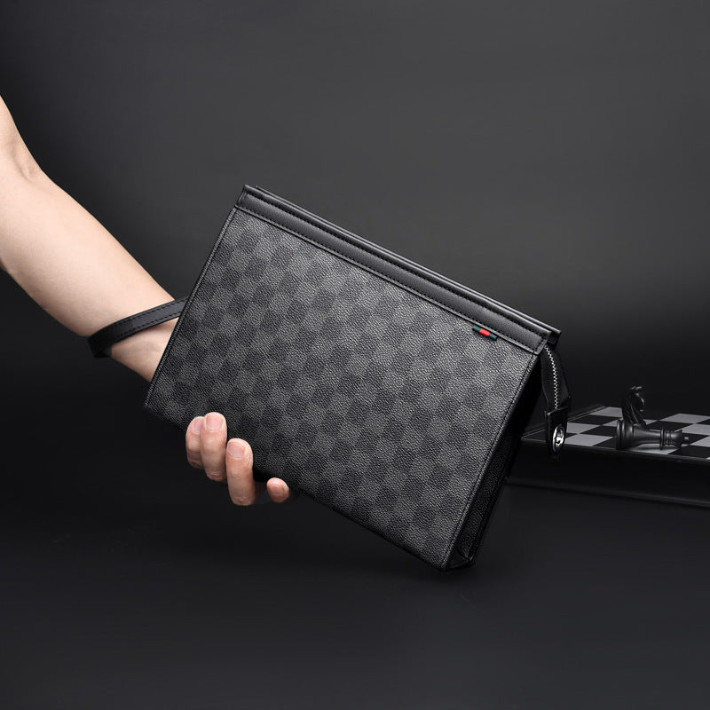 Men's Clutch Fashion Genuine Leather Hand Grab Men's Handbags