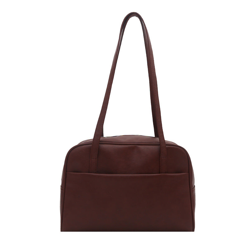 Style Large Capacity Retro Korean Commuter Trendy Women's Shoulder Bag