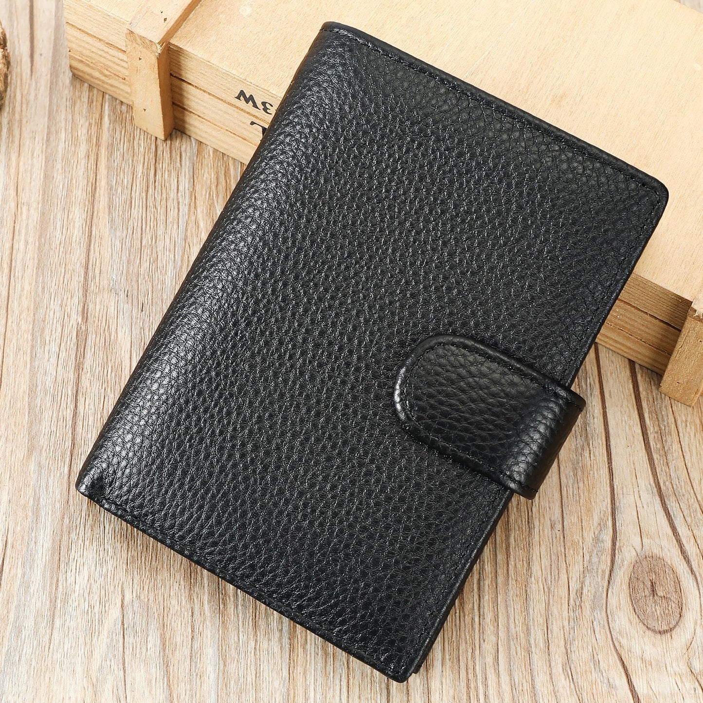 Men's Leather First Layer Cowhide Short Look Men's Wallets