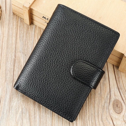 Men's Leather First Layer Cowhide Short Look Men's Wallets