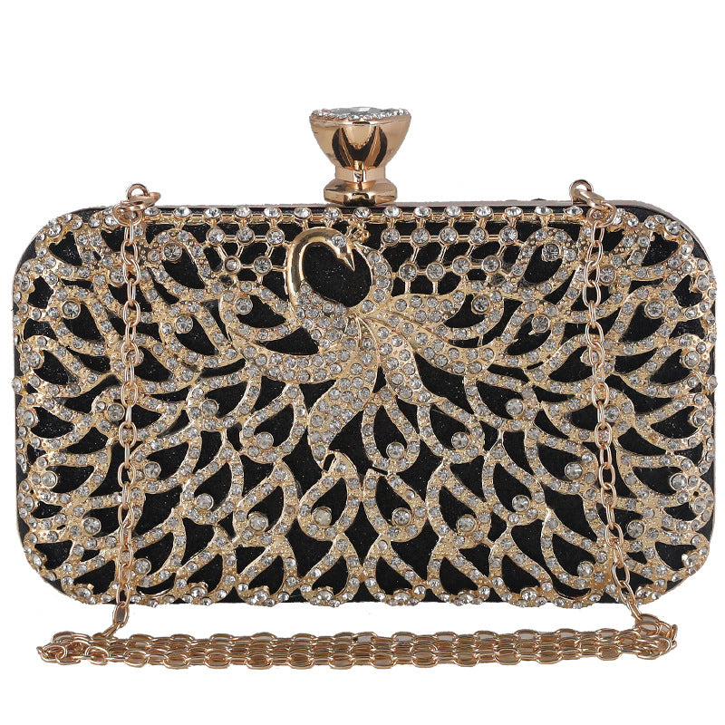 Women's Diamond Banquet Clutch Dress Hollow Dinner Evening Bags