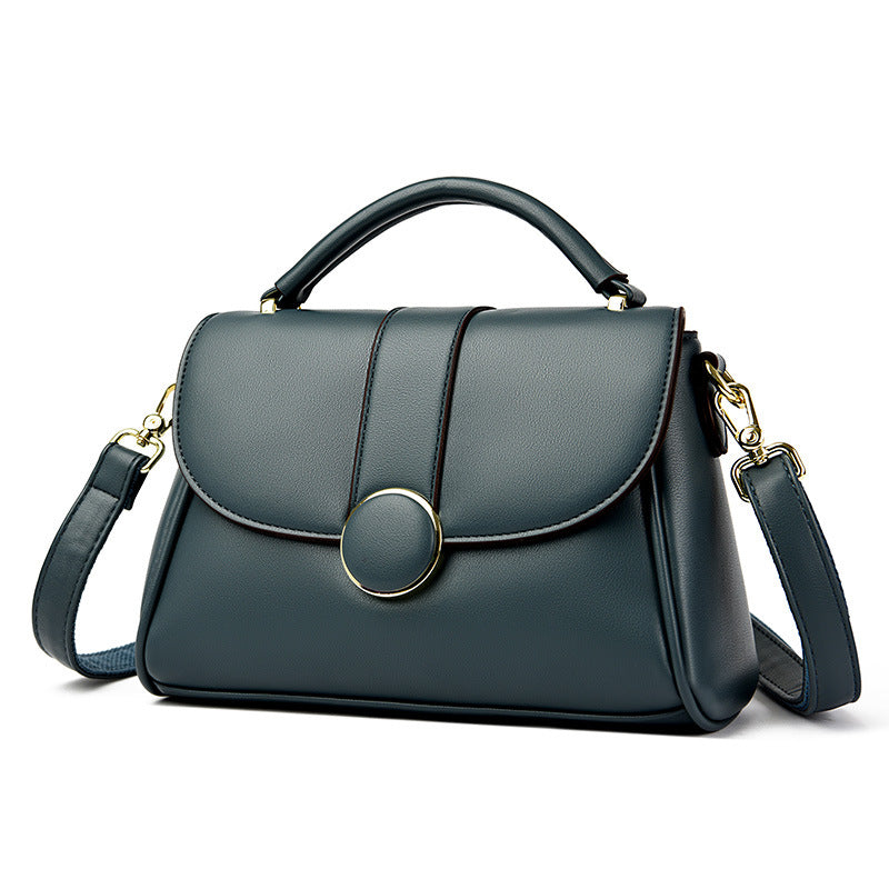 Women's Large Capacity Simple Soft Leather To Shoulder Bags