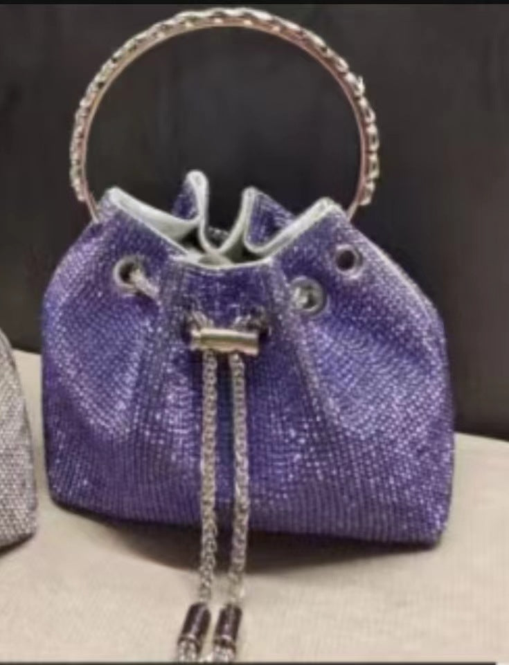 Women's Elegant Popular Shiny Diamond Rhinestone Full Shoulder Bags