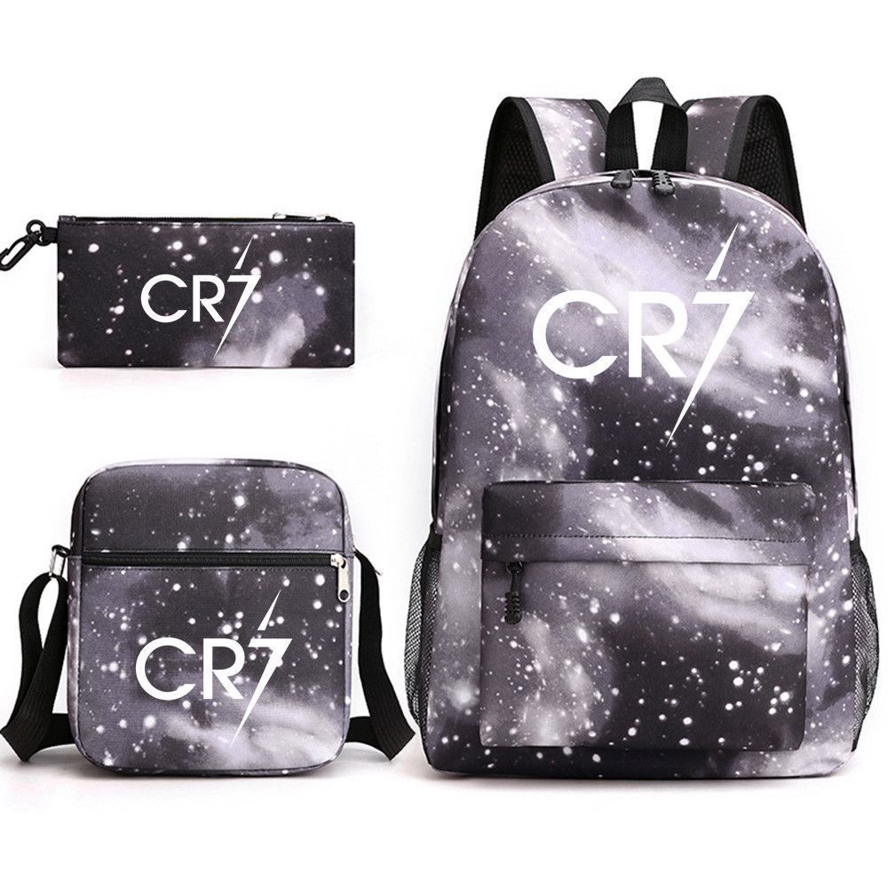 Pencil Three-piece Canvas Large Capacity Leisure Shoulder Bags