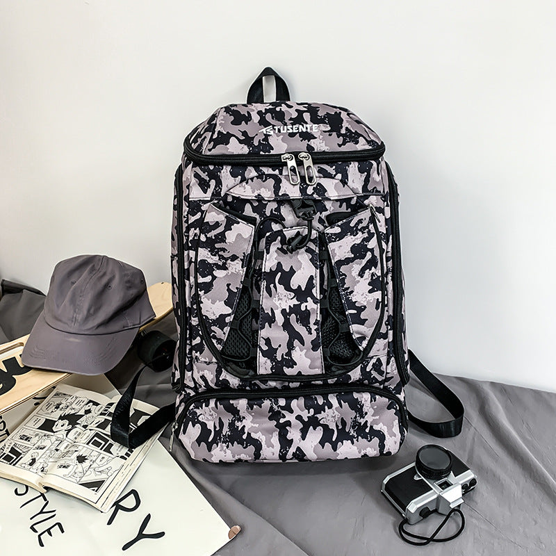 Men's Large Capacity Independent Shoe Warehouse Basketball Backpacks