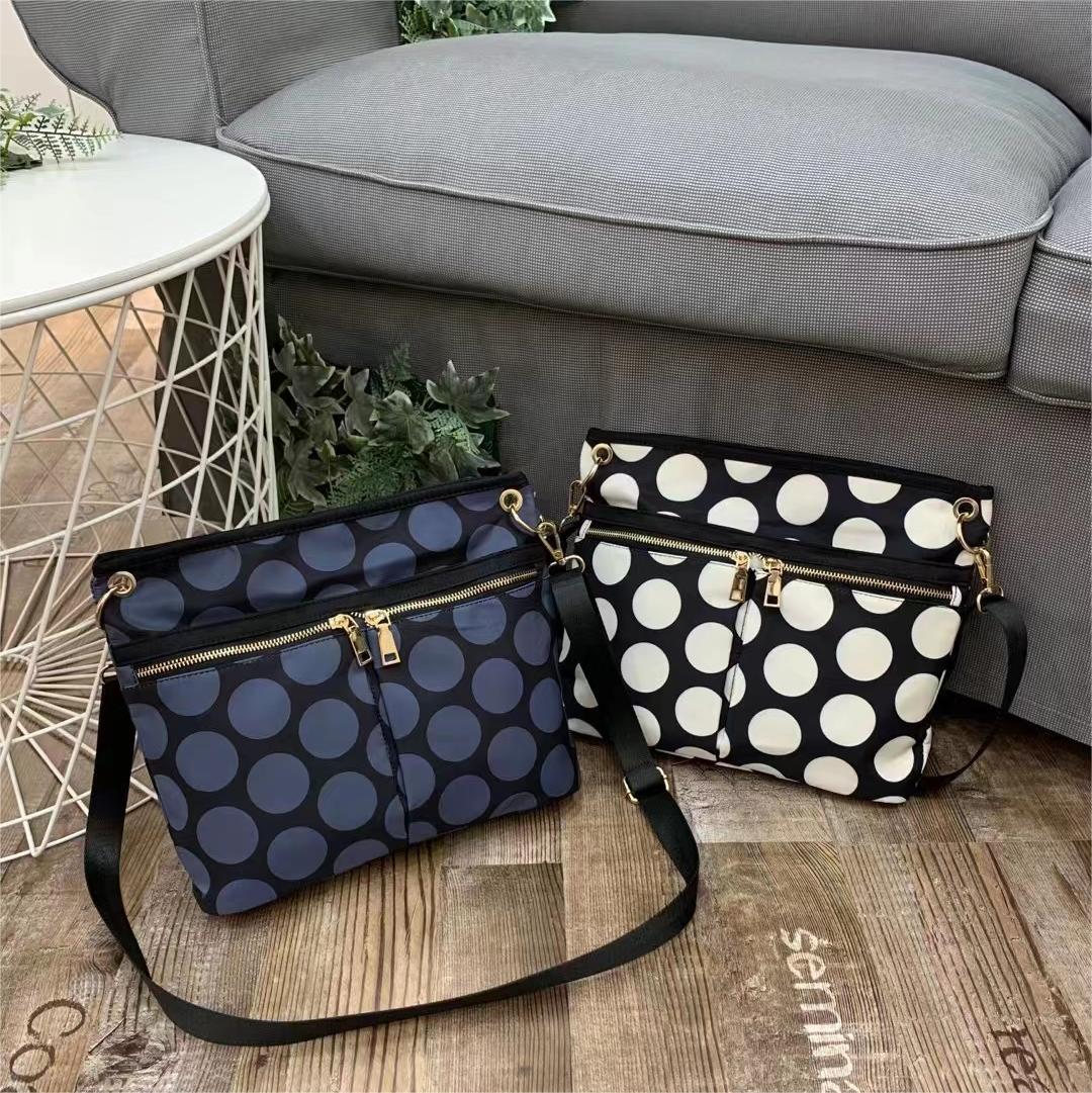 Women's High Texture Waterproof Nylon Cloth Punching Crossbody Bags