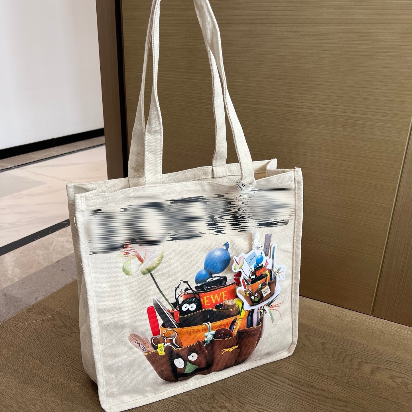 Exhibition Gift Canvas Leisure Easy Matching Tote Bags