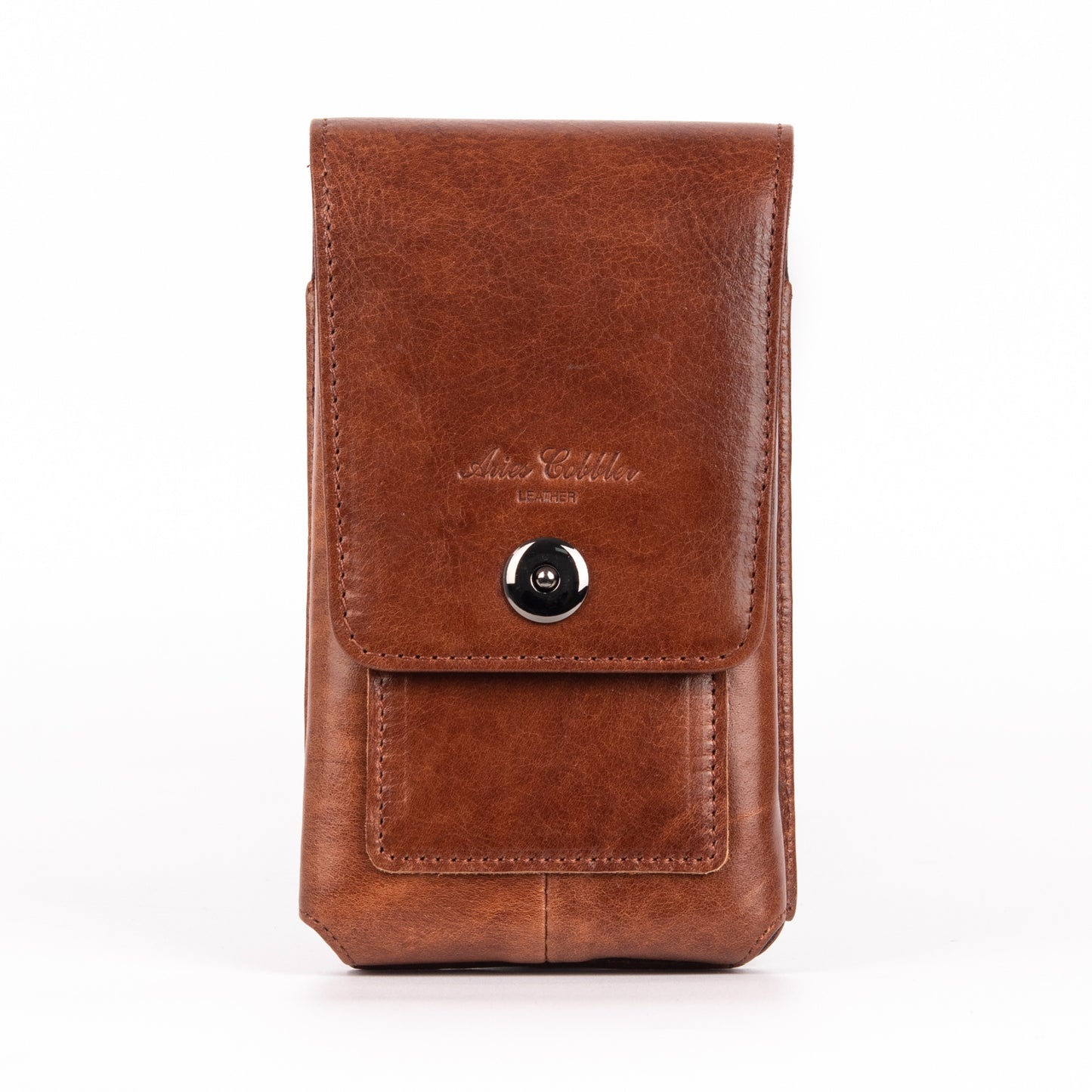 Men's Genuine Leather Mobile Inch With Plug Bags