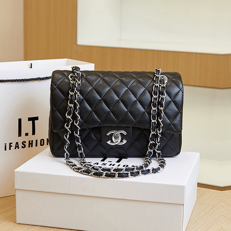 Style Diamond Quilted Trendy High-grade Chain Crossbody Bags