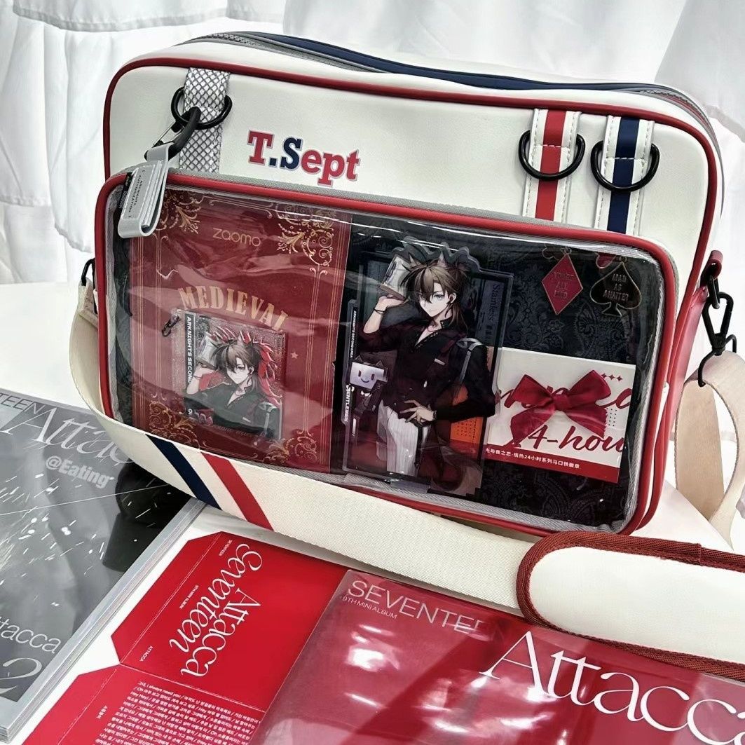 Graduation Cartoon Large Capacity Leisure Style Crossbody Bags