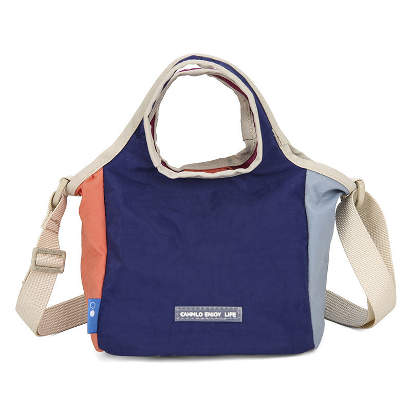 Women's Dopamine Color Matching Portable Dumpling Fashion Bags