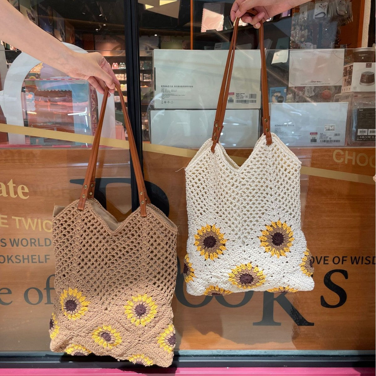 Women's Large Capacity Flower Light Luxury Minority Women's Shoulder Bag