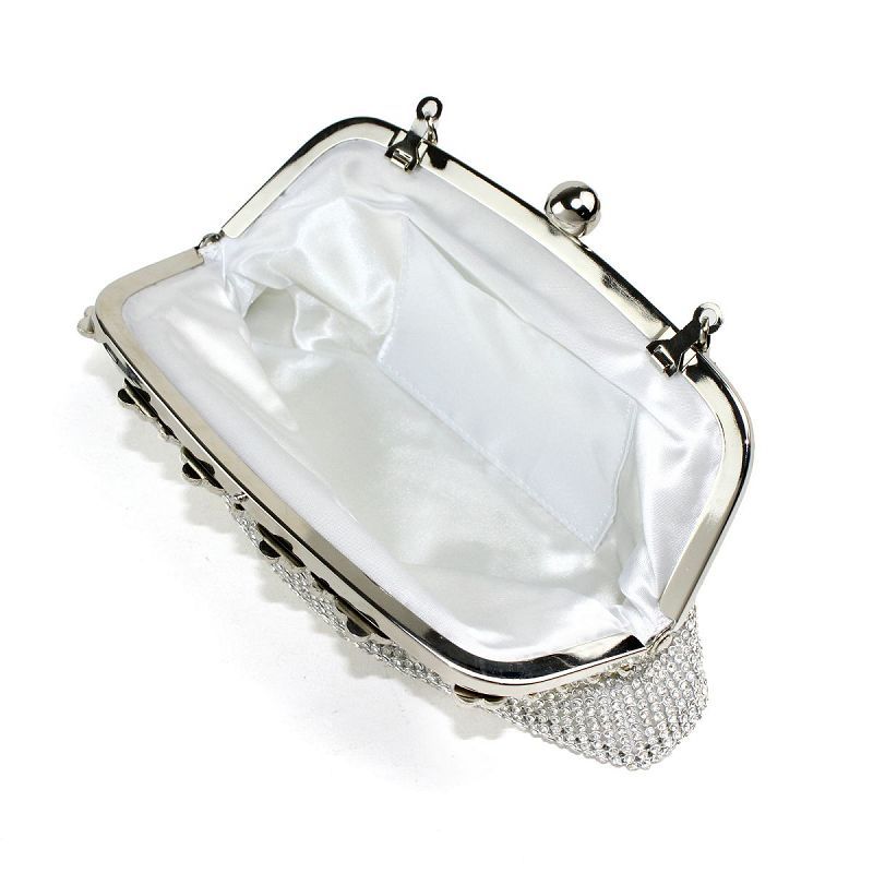 Women's Holding Dinner Flower Decorations Banquet Clutch Evening Bags