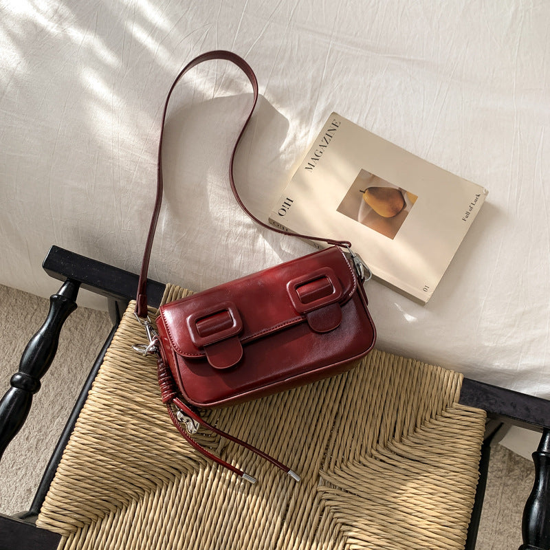 Winter Fashionable Simple Elegant Light Luxury Minority Texture Small Square Bags