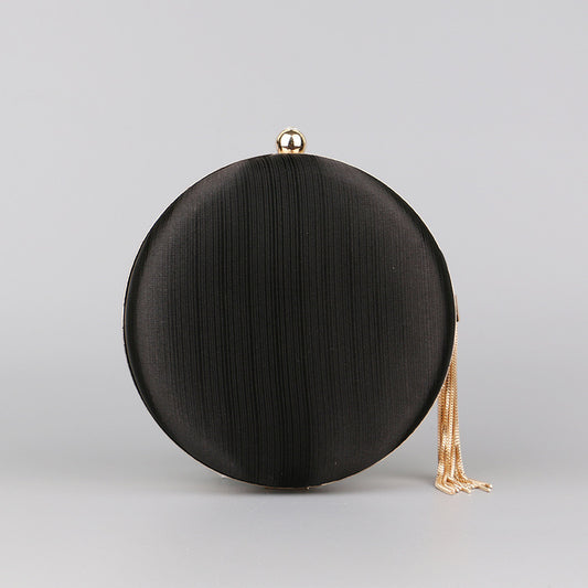 Women's Tassel Wedding Round Dress Dinner Evening Bags