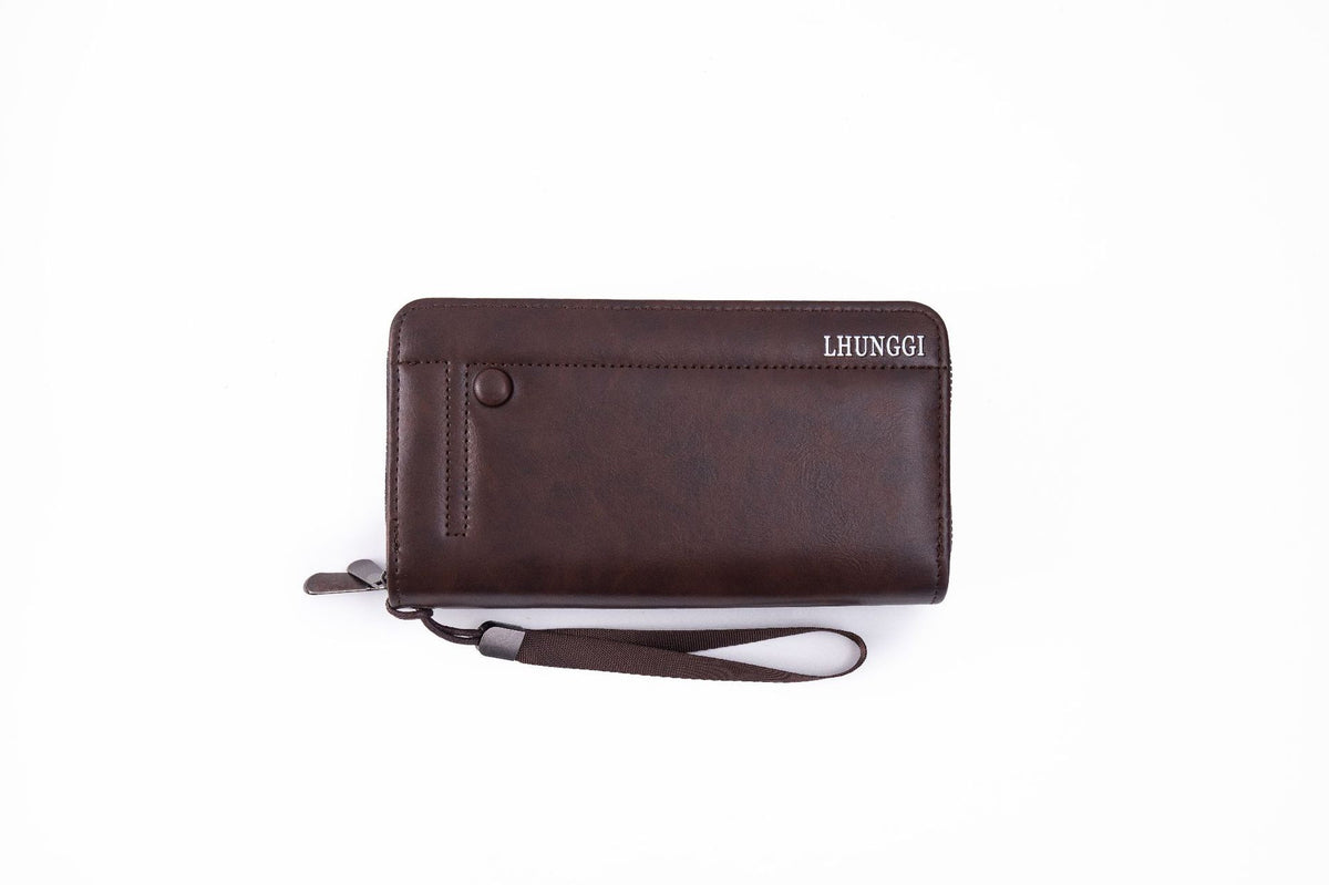 Men's Korean Long Practical Multiple Slots Double Layer Bags