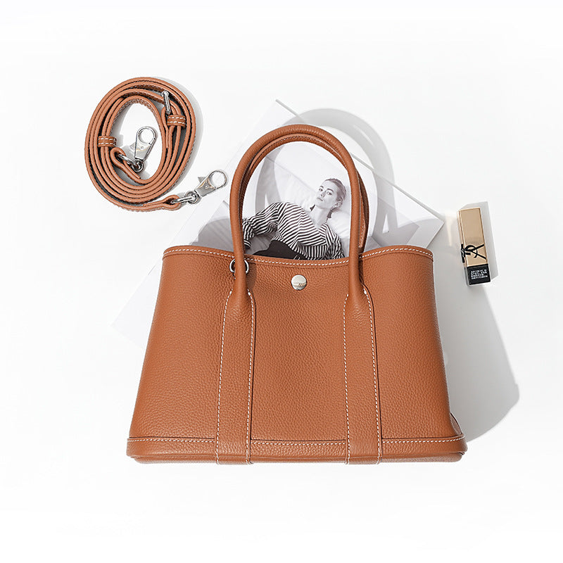 Women's Genuine Leather Portable Quality First Layer Handbags