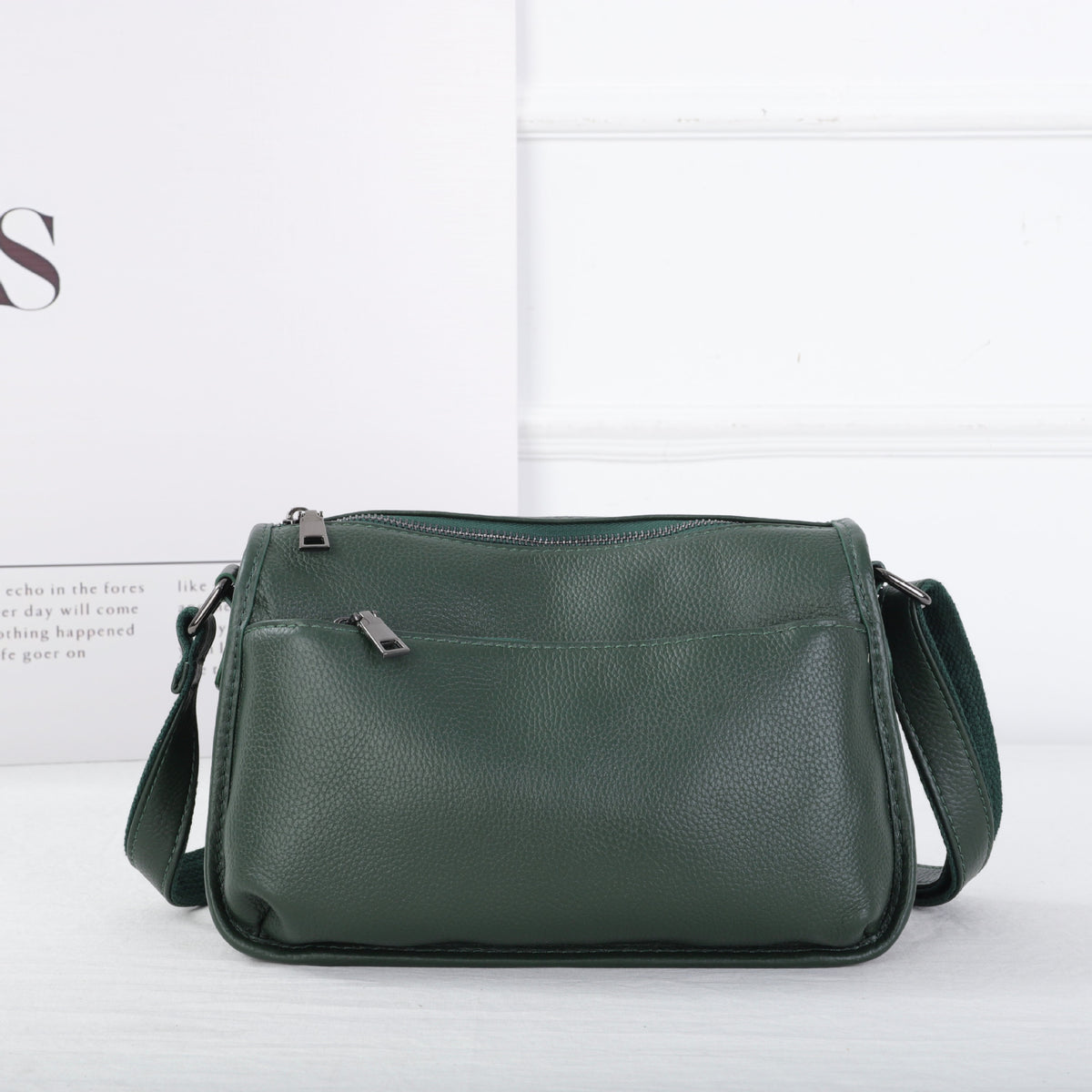 Women's First Layer Leather Large Capacity Beauty Fashion Simple Practical Soft Bags