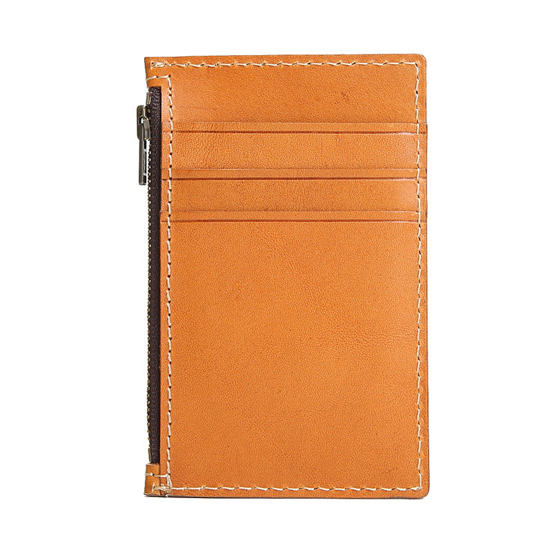 Women's & Men's & First Layer Cowhide Handmade Genuine Purses