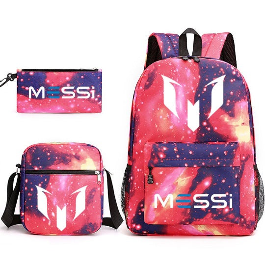 Durable Leo Massey Peripheral Printed Pencil Middle School Students' Schoolbags