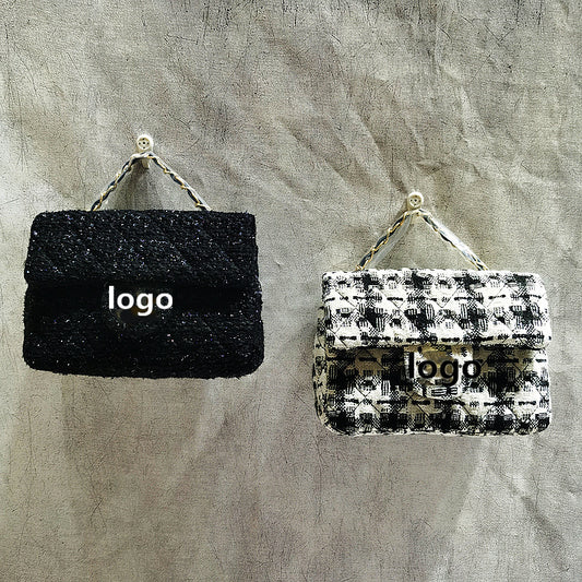 Women's Style Fat Chain Hand Rhombus Bags